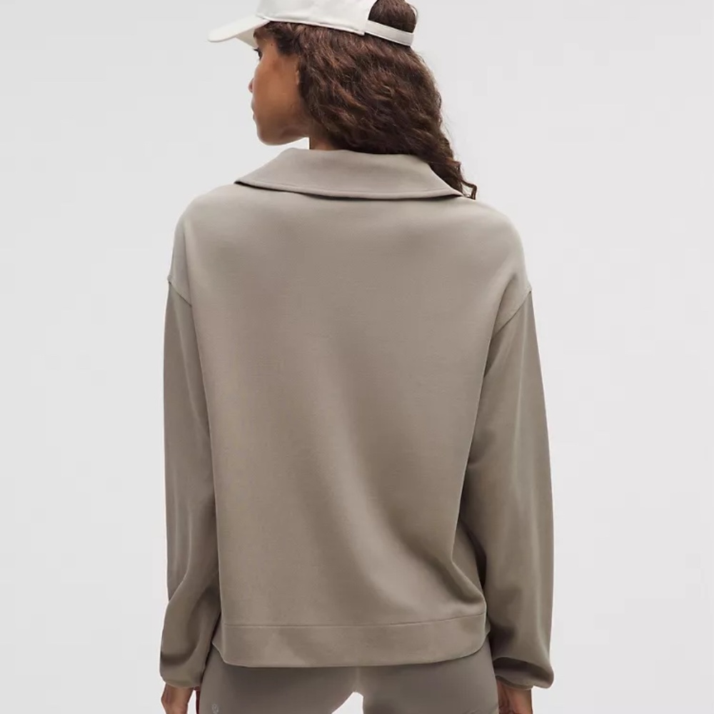 Lululemon Softstreme Pique Oversized Long-Sleeve Polo Shirt - Picture 2 of 5